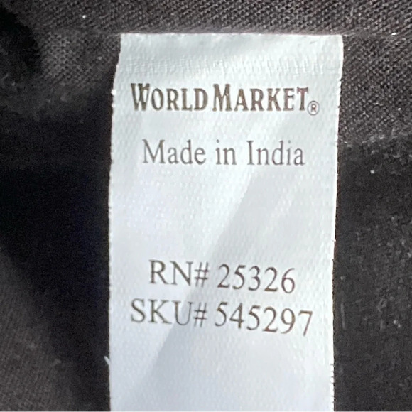 World Market Black Suede Handbag Purse Bag-Evening-Formal-Boho-Bohemian-Festival - Picture 10 of 10